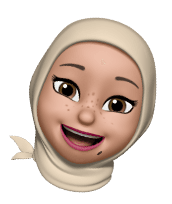 A hijabi emoticon